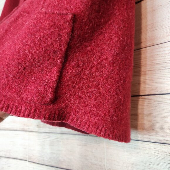 Eileen Fisher Women's Wool Coat Jacket Size XS Pockets Big Buttons Boxy READ - Picture 6 of 14